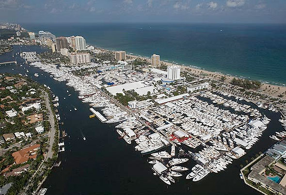 Fort Lauderdale Boat Show attended by Global Marine Boats